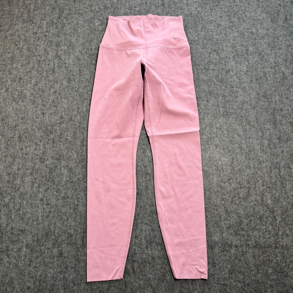 Nike Zenvy Dri-FIT High-Waisted Leggings Pink XS 24 Inch Inseam Yoga Gym Running
